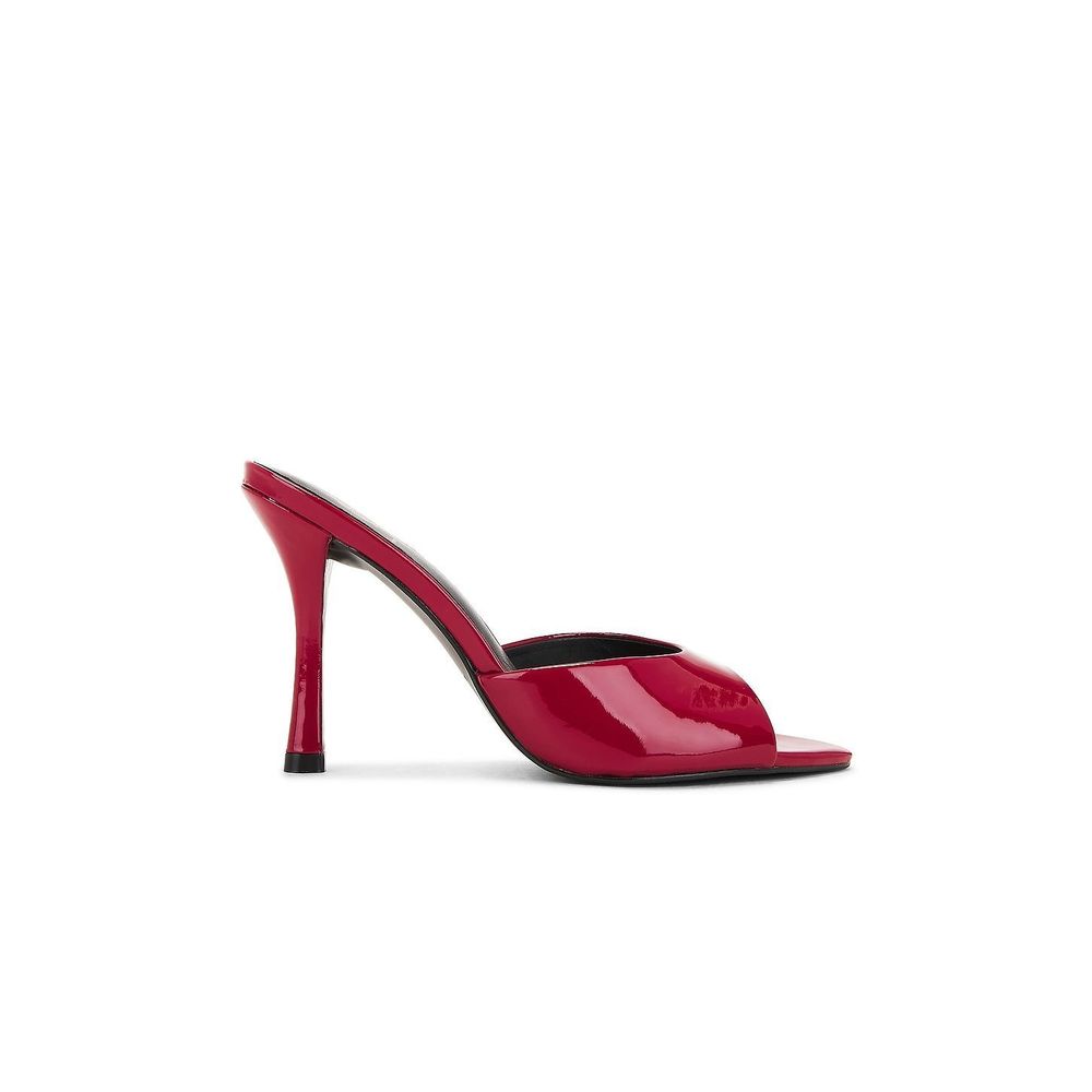 House of Harlow 1960 x Revolve Reyes Red Patent Open-Toe Stiletto Mules